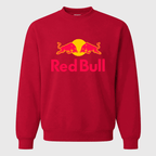 Men's Red Bull Crewneck Sweatshirt - Red