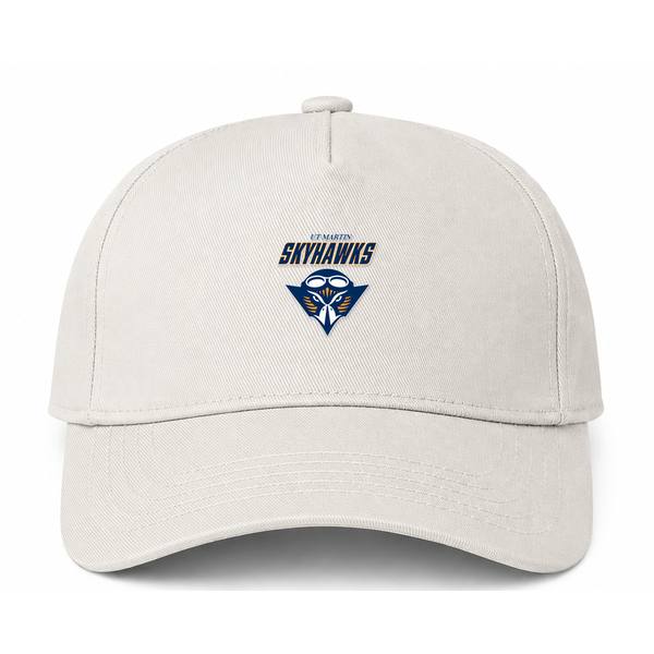 Tennessee Martin Skyhawks Logo Version 2 Beige Dad Baseball Cap Hat