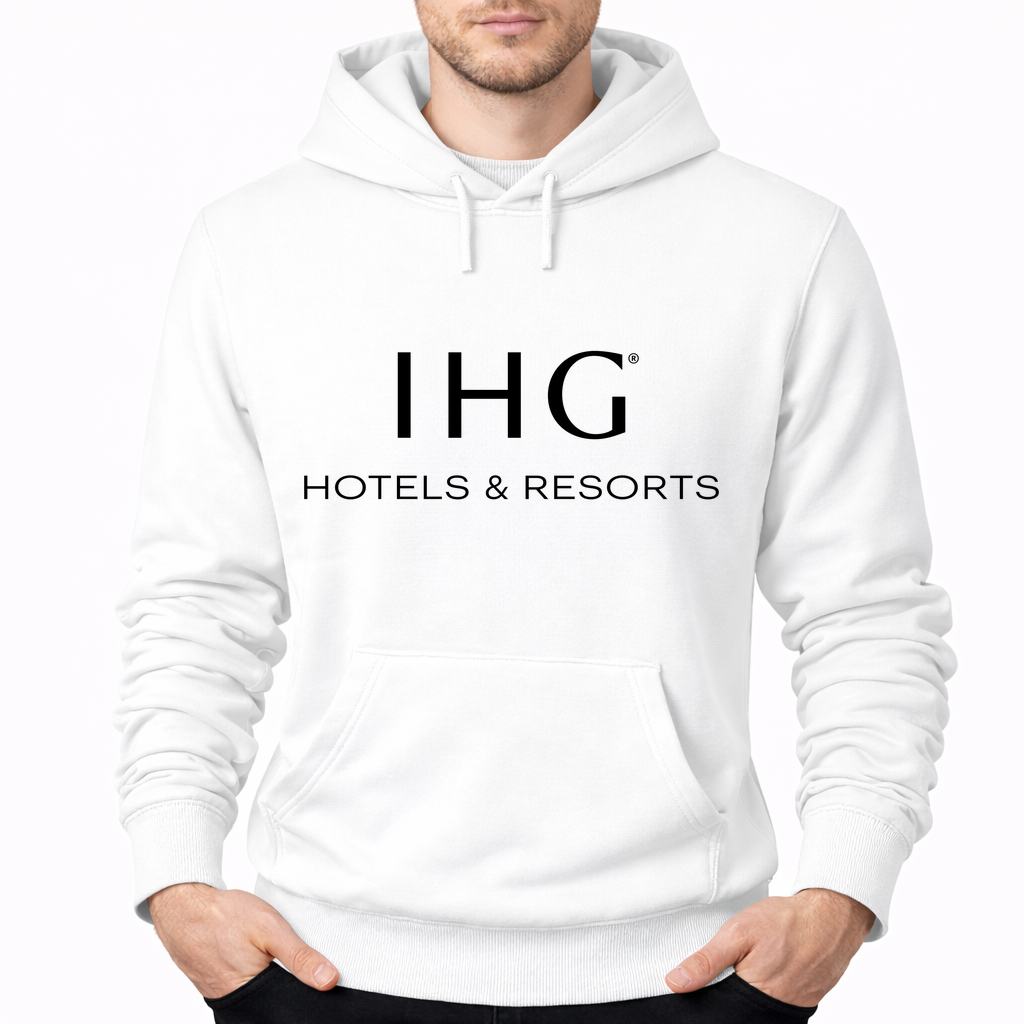 Men's IHG Pullover Hoodie - White