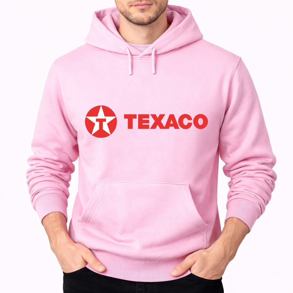Men's Texaco Pullover Hoodie - Pink