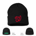 MLB Washington Nationals Beanie Hat - Black