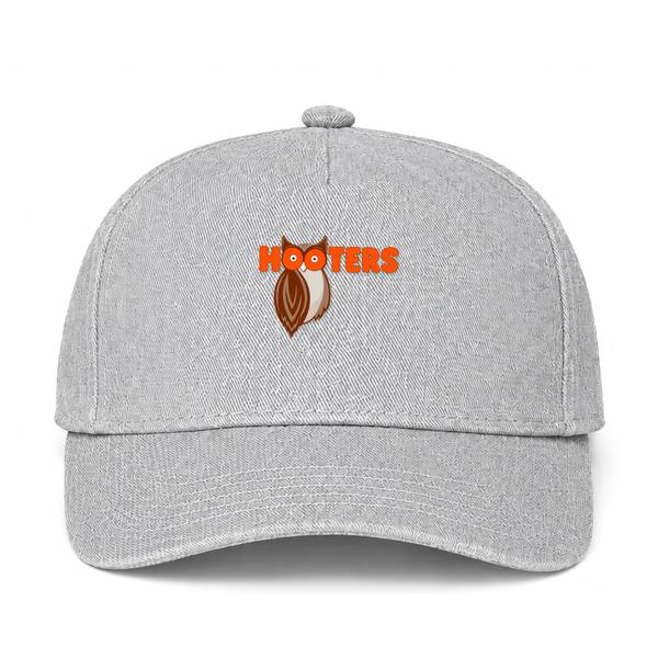 Hooters Logo Gray Dad Baseball Cap Hat