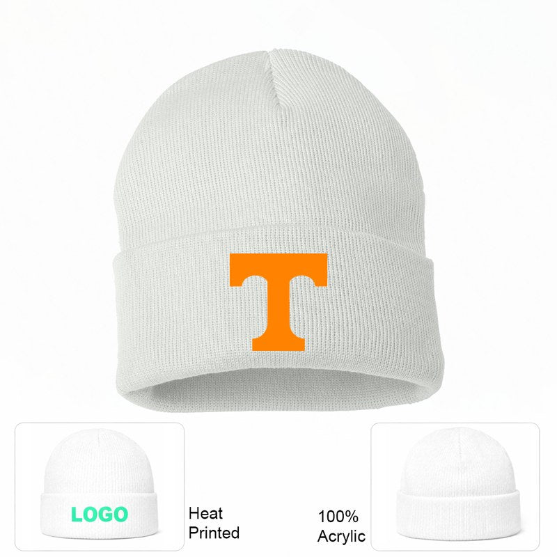 Tennessee Volunteers White Beanie Hat