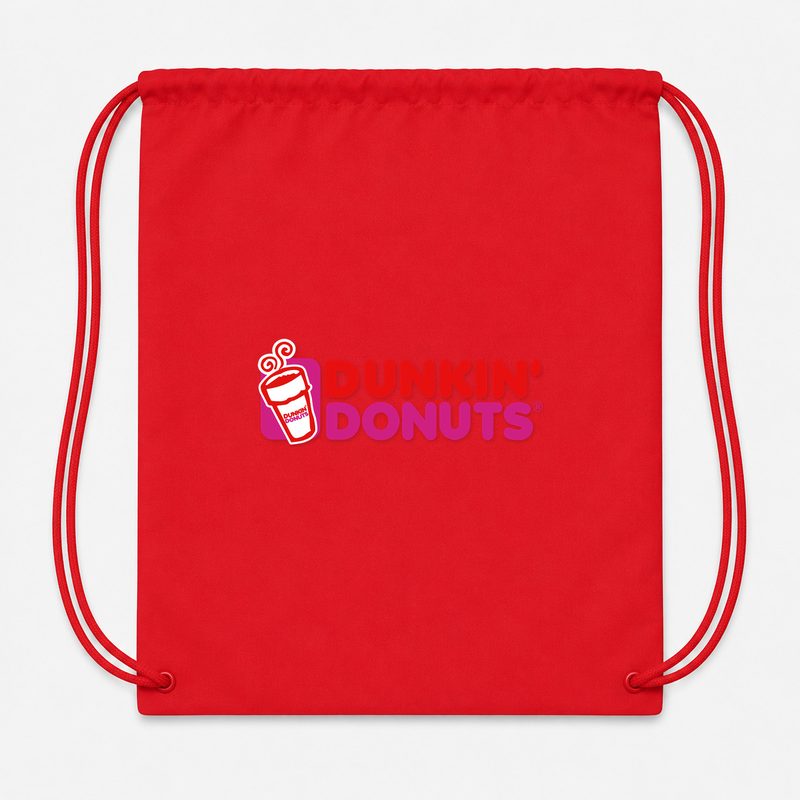 Dunkin Donuts Drawstring Bag - Red