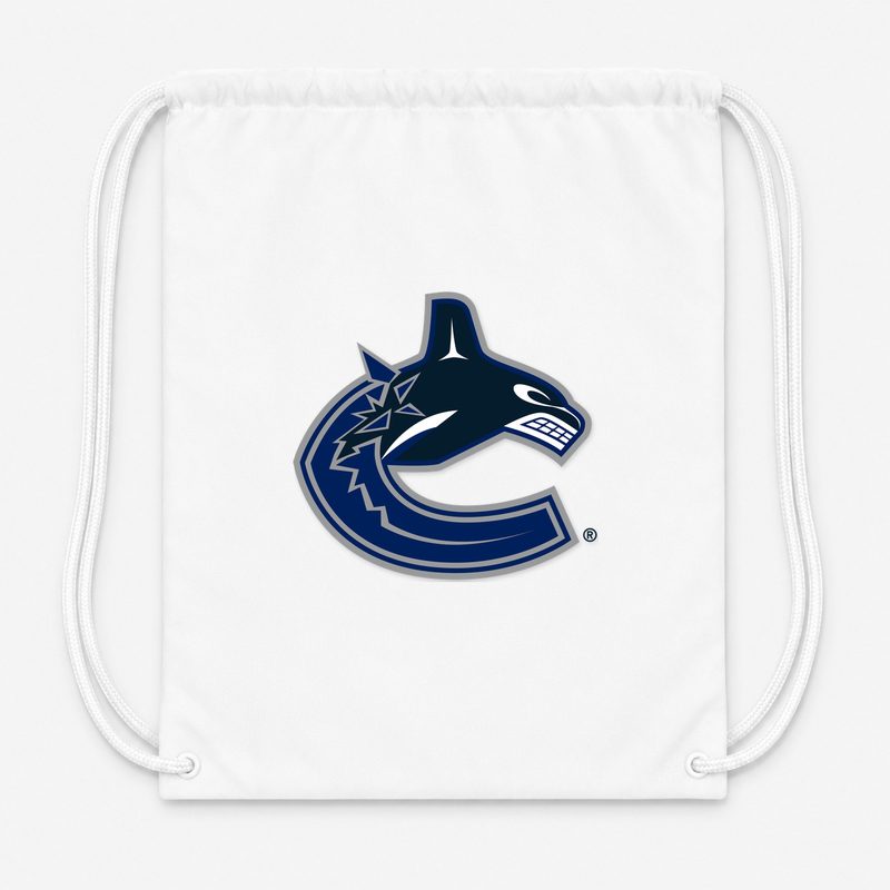 Vancouver Canucks Drawstring Bag - White