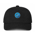 DC Comics Logo Black Dad Baseball Cap Hat