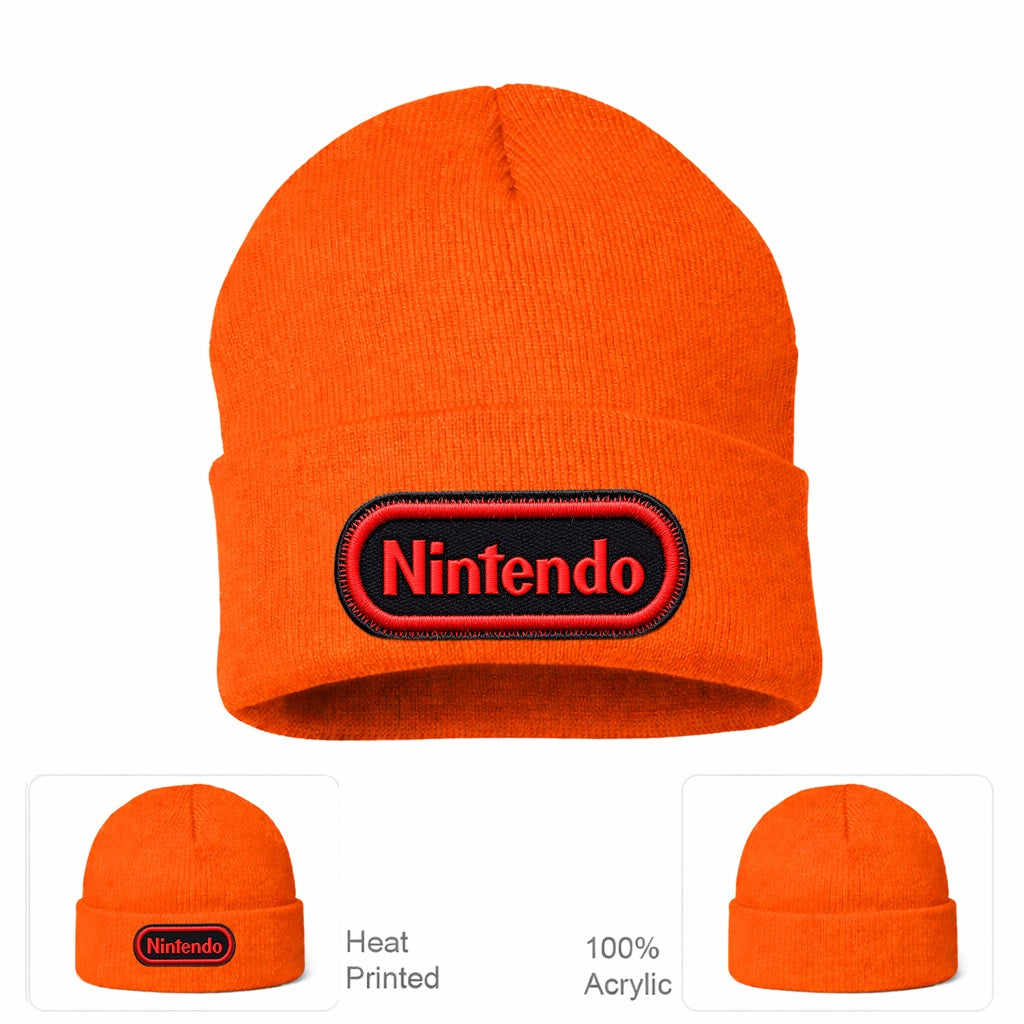 Nintendo Beanie Hat - Orange