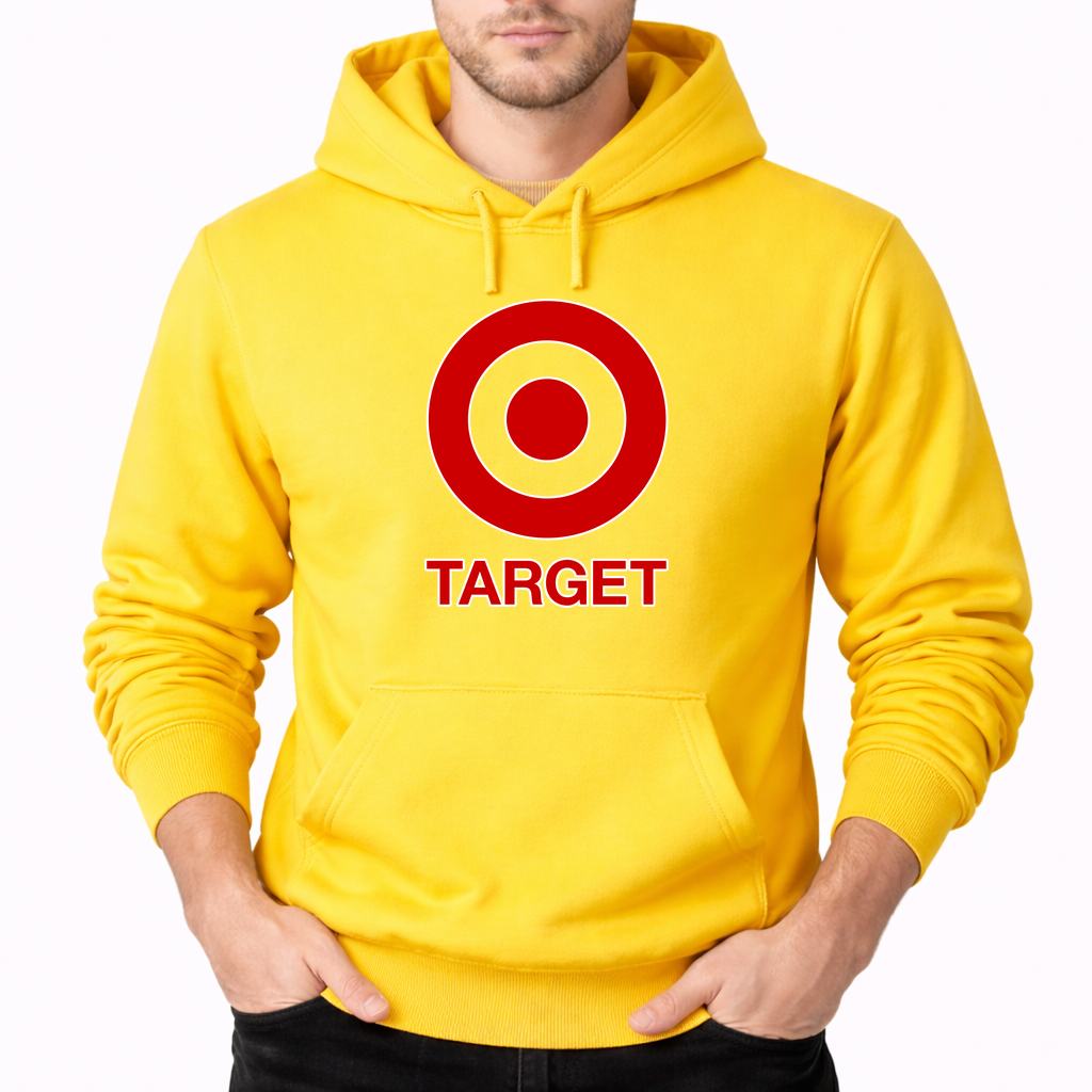 Men's Target Pullover Hoodie - Yellow