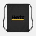 Hertz Drawstring Bag - Black