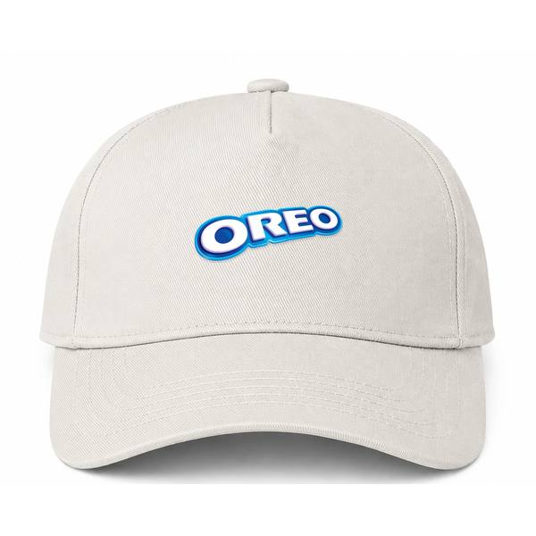 Oreo Logo Beige Dad Baseball Cap Hat