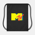 Mtv Drawstring Bag - Black