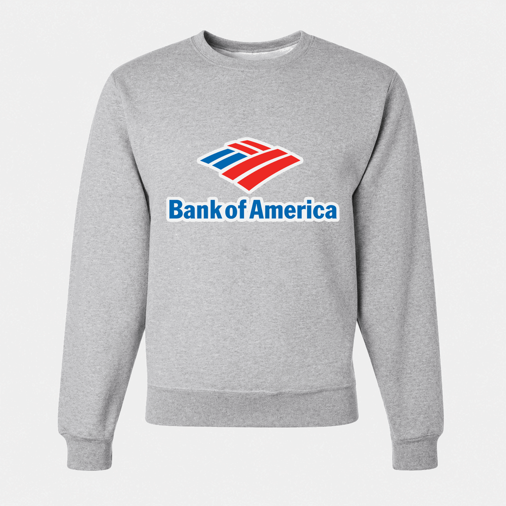 Men's Bank of America Crewneck Sweatshirt - Gray