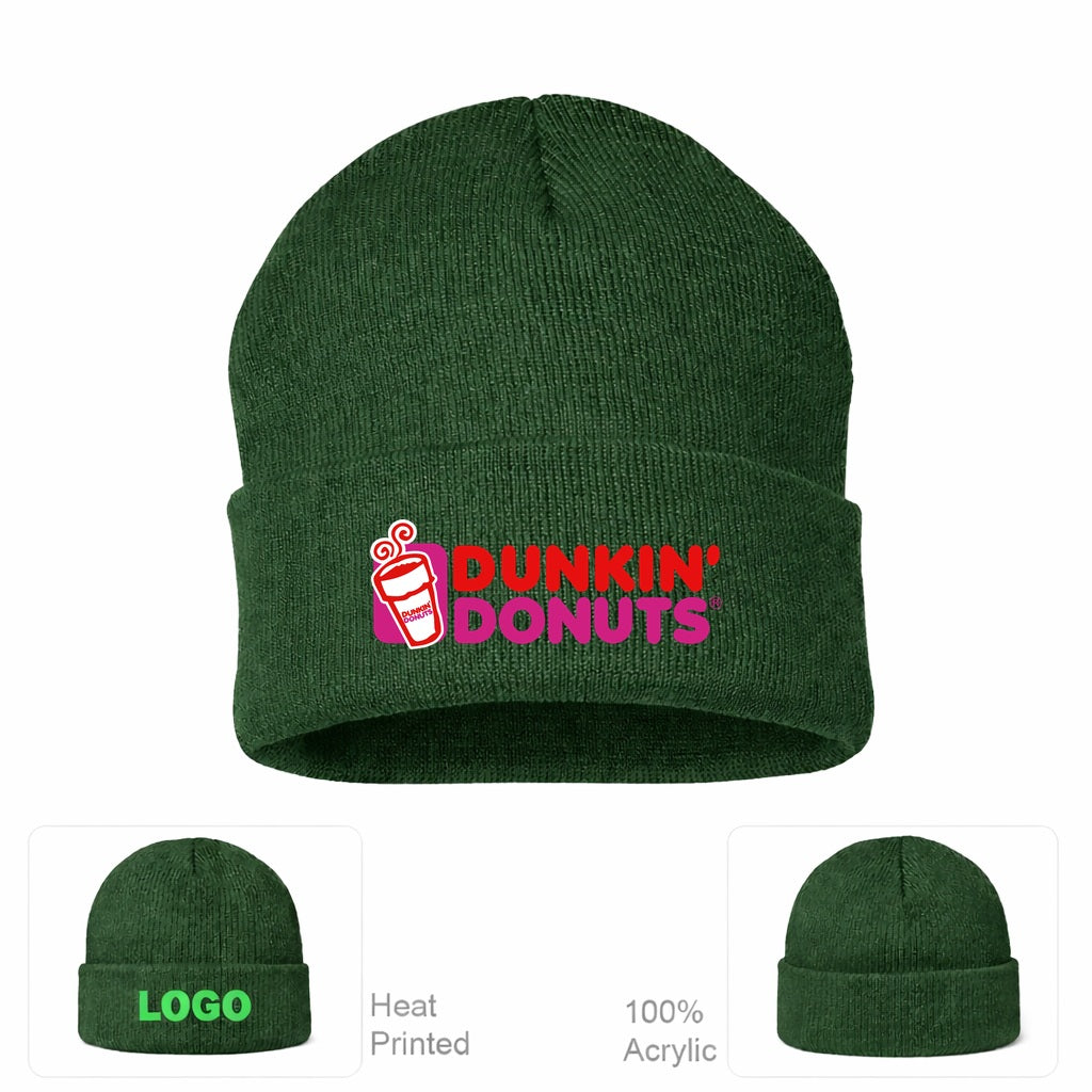 Dunkin' Donuts Beanie Hat - Forest Green