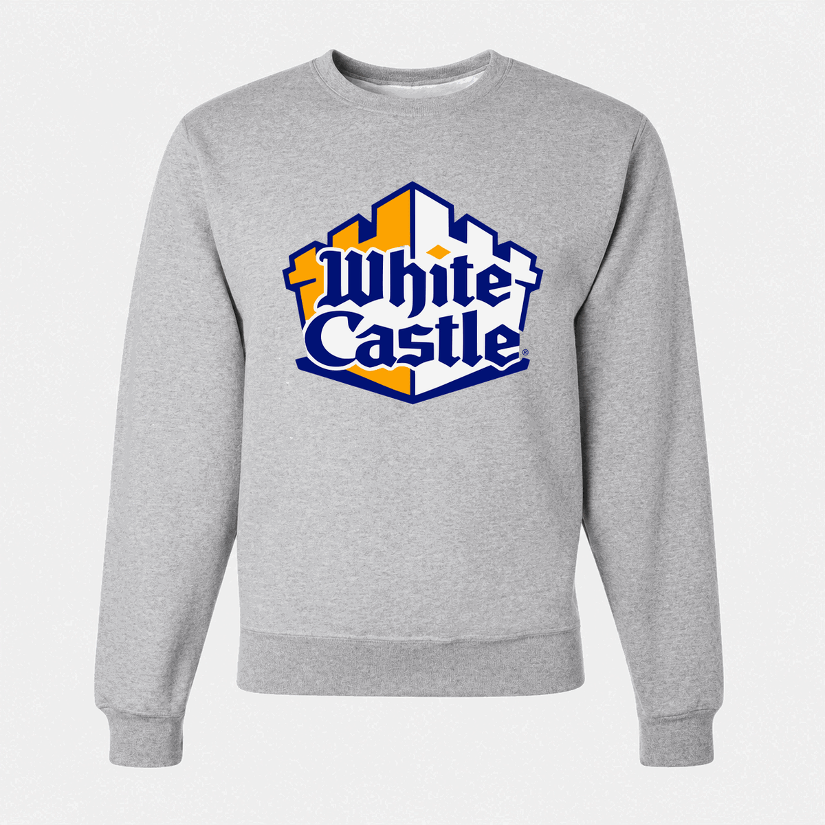 Men's White Castle Crewneck Sweatshirt - Gray