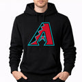 Men's Arizona Diamondbacks Pullover Hoodie - Black