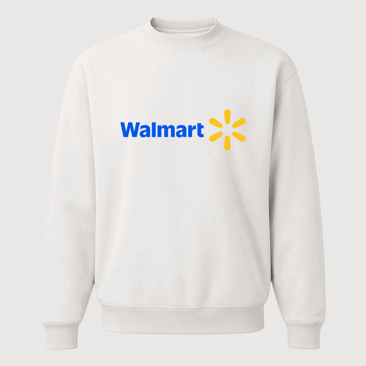 Men's Walmart Crewneck Sweatshirt - White