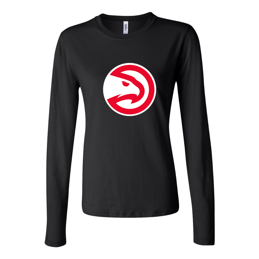 Women's Atlanta Hawks Long Sleeve T-Shirt - Black