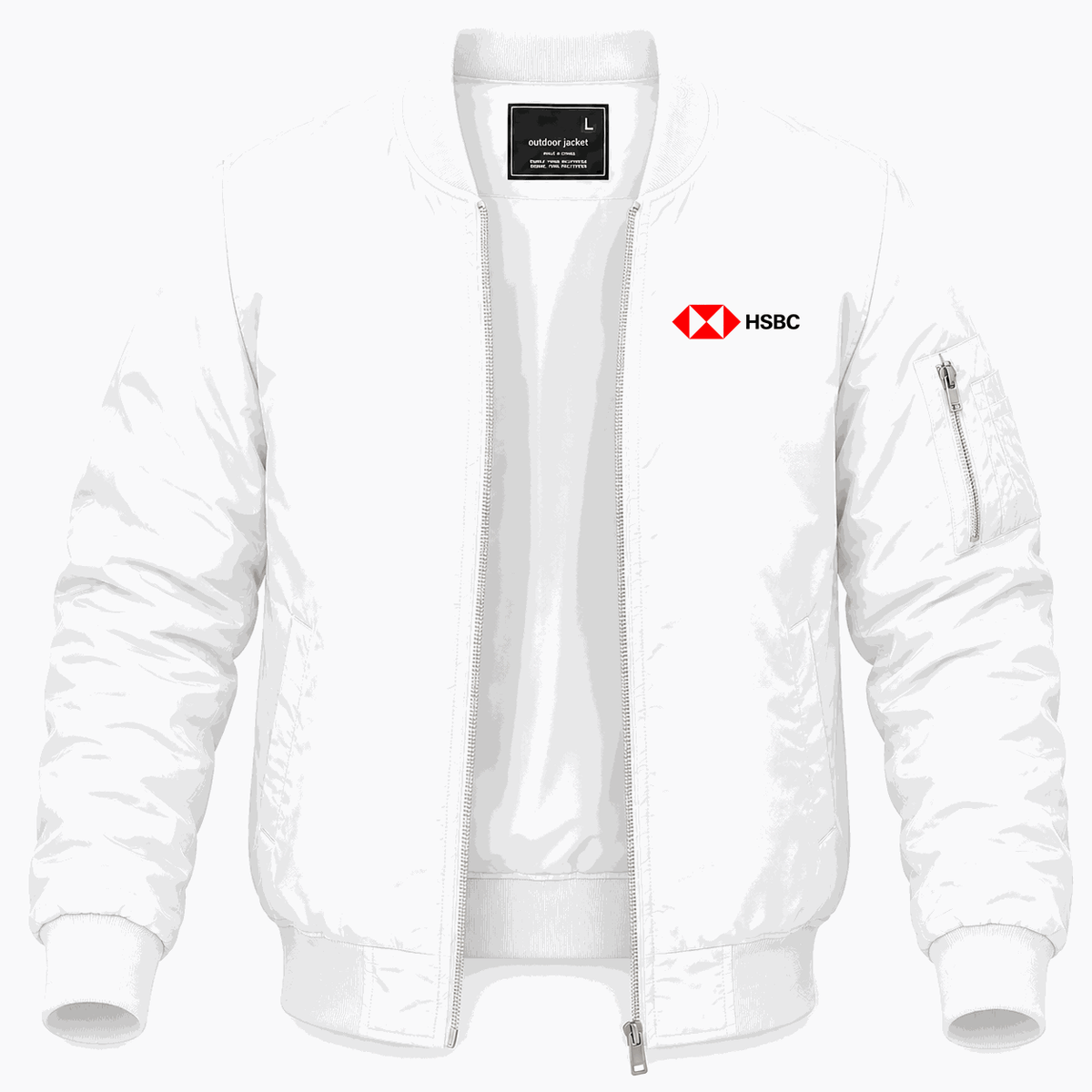 Men's HSBC Lightweight Bomber Jacket - White