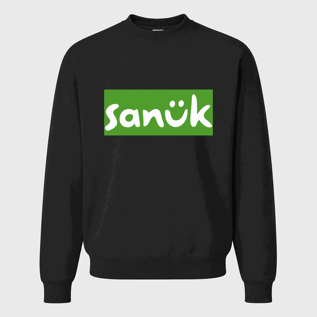 Men's Sanuk Crewneck Sweatshirt - Black