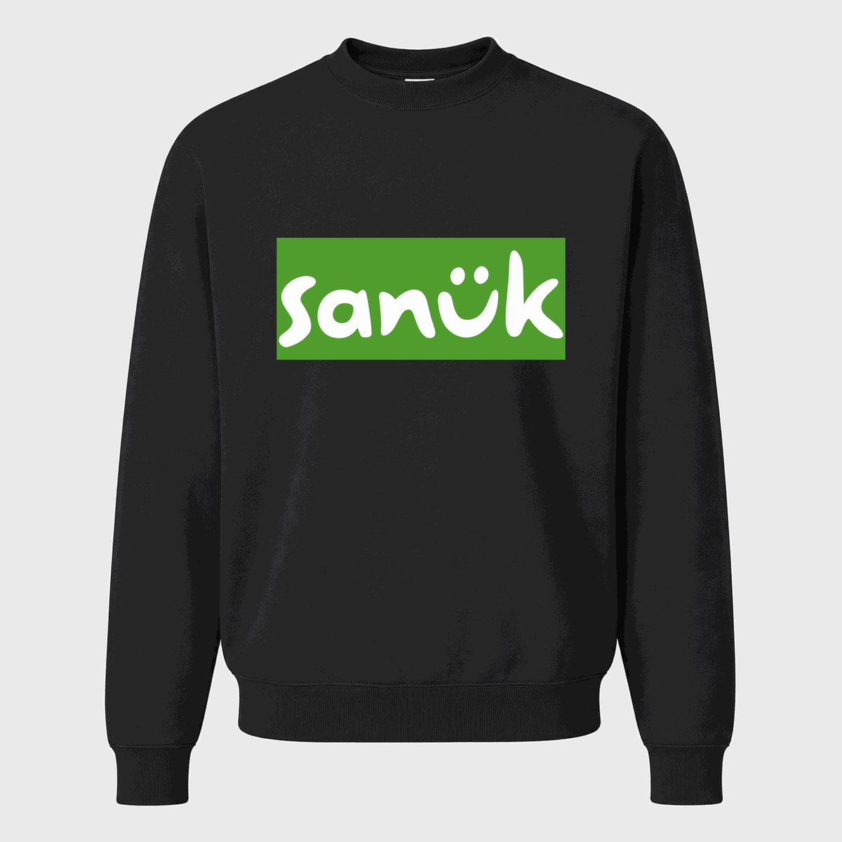 Men's Sanuk Crewneck Sweatshirt - Black