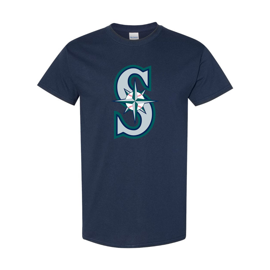 Men's Seattle Mariners Cotton T-Shirt - Navy
