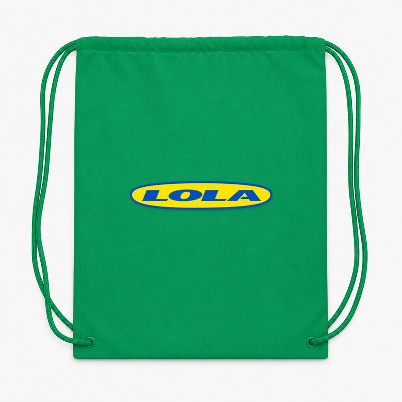 Lola Drawstring Bag - Green