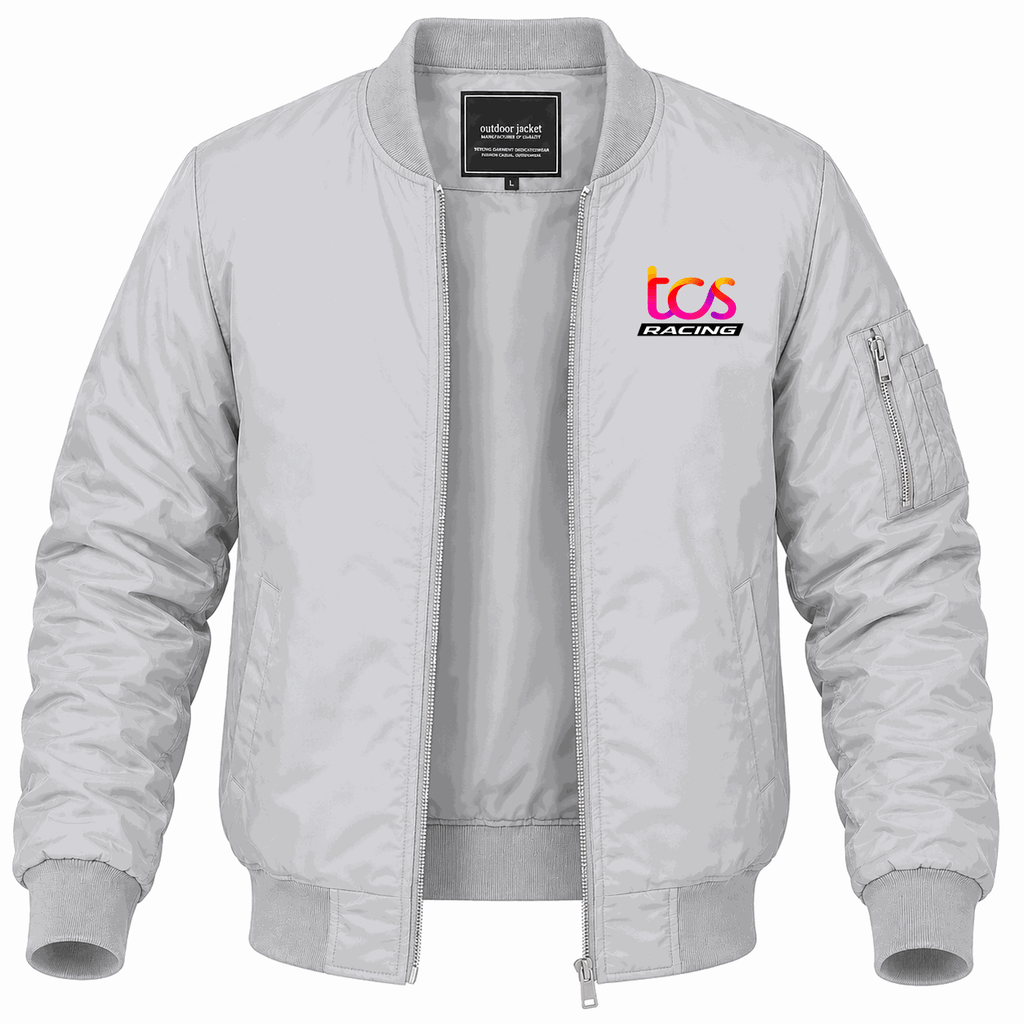 Men's TCS Racing Lightweight Bomber Jacket - Gray