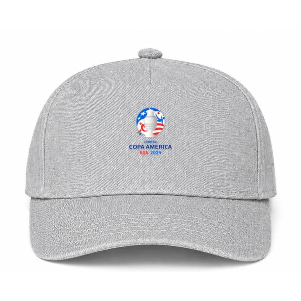 Copa América 2024 Logo Gray Dad Baseball Cap Hat