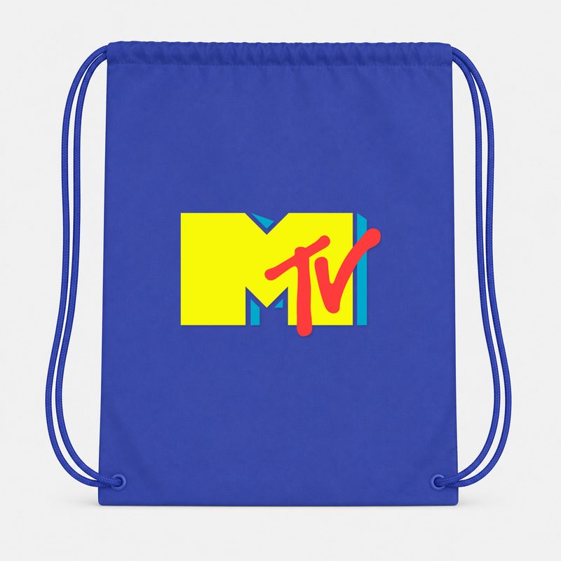 Mtv Drawstring Bag - Blue