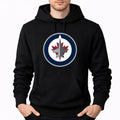 Men's Winnipeg Jets Pullover Hoodie - Black
