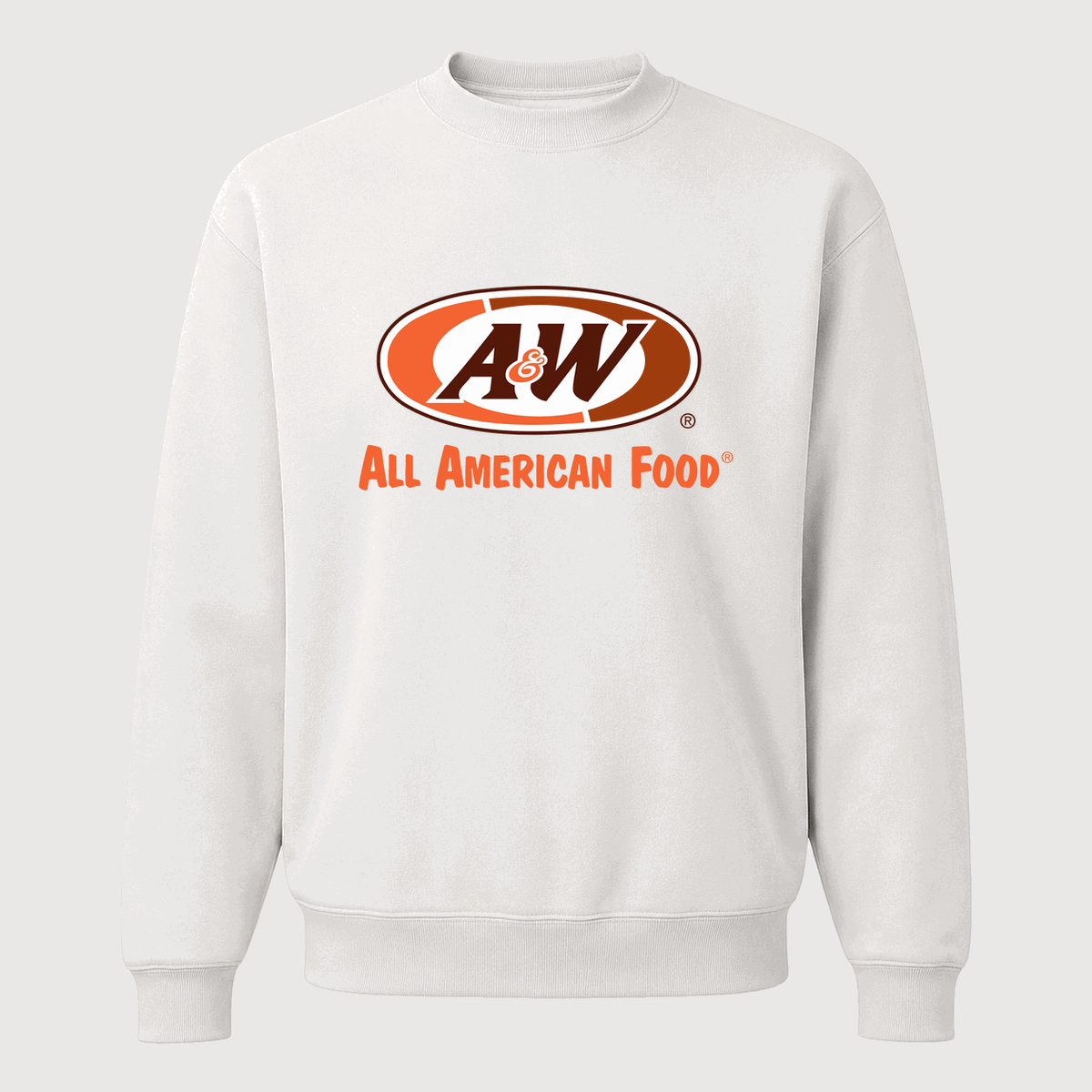 Men's A&W Crewneck Sweatshirt - White
