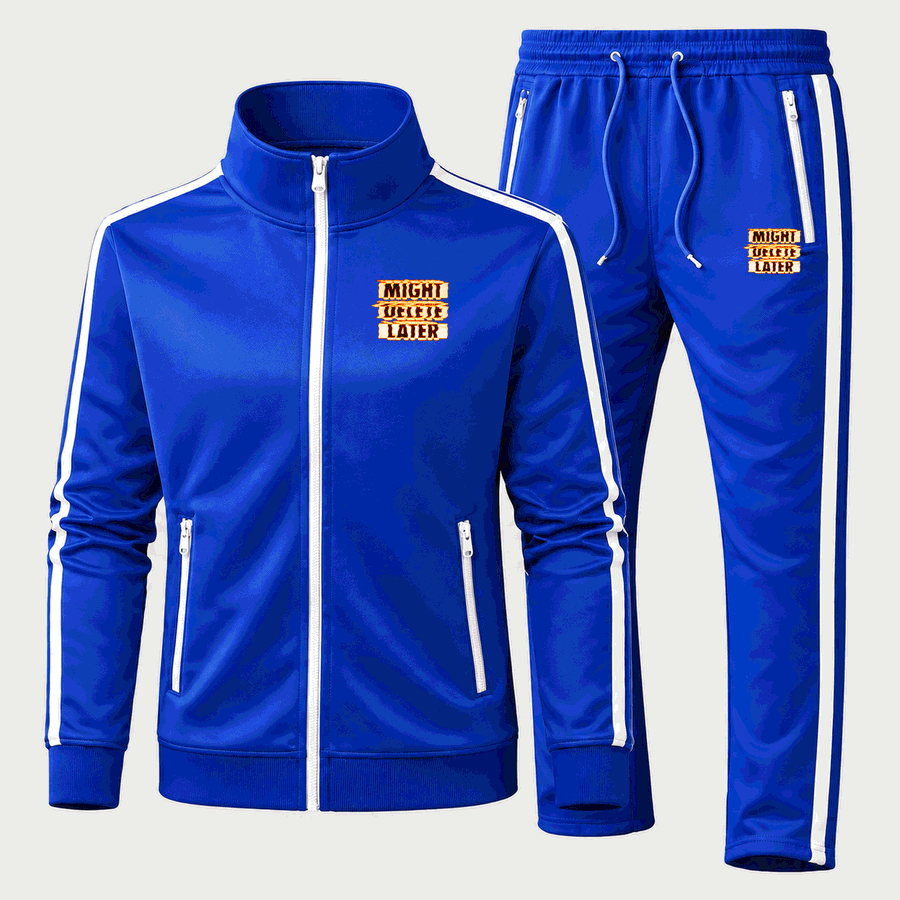might delete later tracksuit in Royal Blue