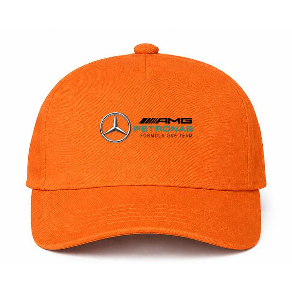 Mercedes AMG Petronas Formula One Team Orange Dad Baseball Cap Hat