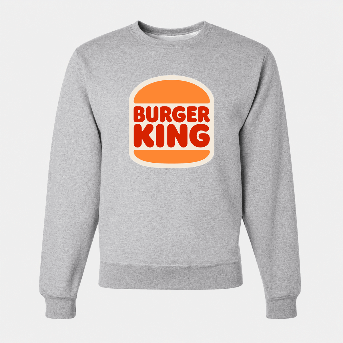 Men's Burger King Crewneck Sweatshirt - Gray