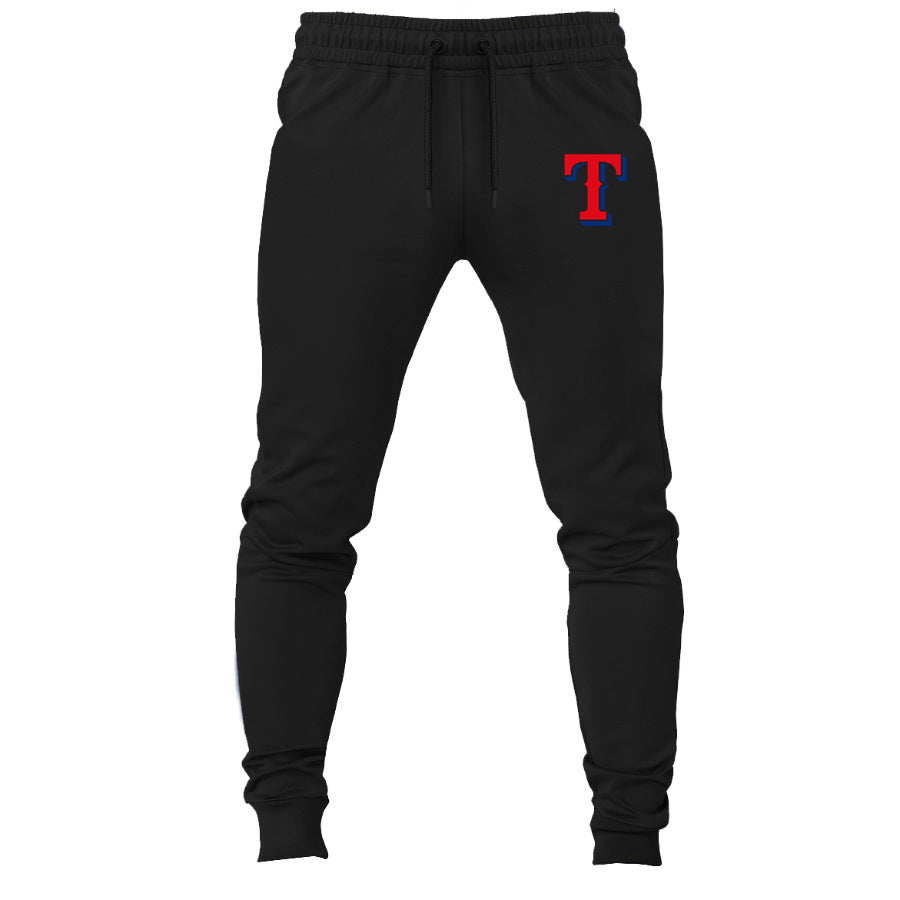 Texas Rangers joggers sweatpants - Black