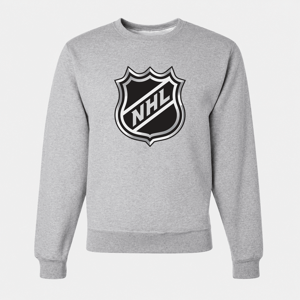 Men's NHL Shield Crewneck Sweatshirt - Gray