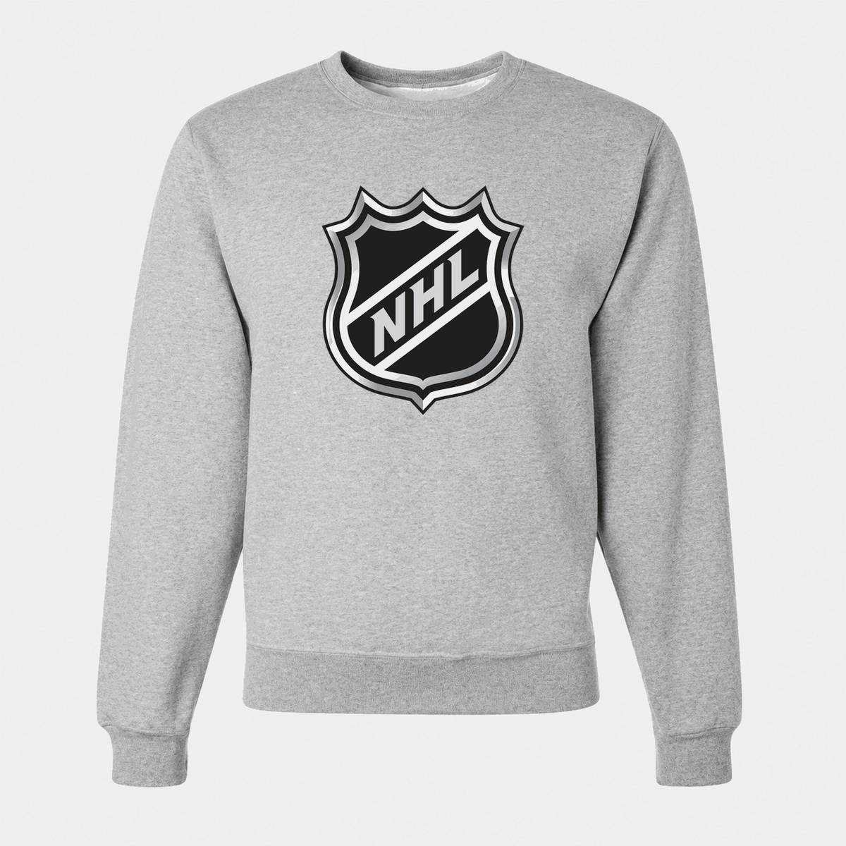 Men's NHL Shield Crewneck Sweatshirt - Gray