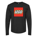 Men's LEGO Logo Long sleeves Cotton Blend T-Shirt - Black