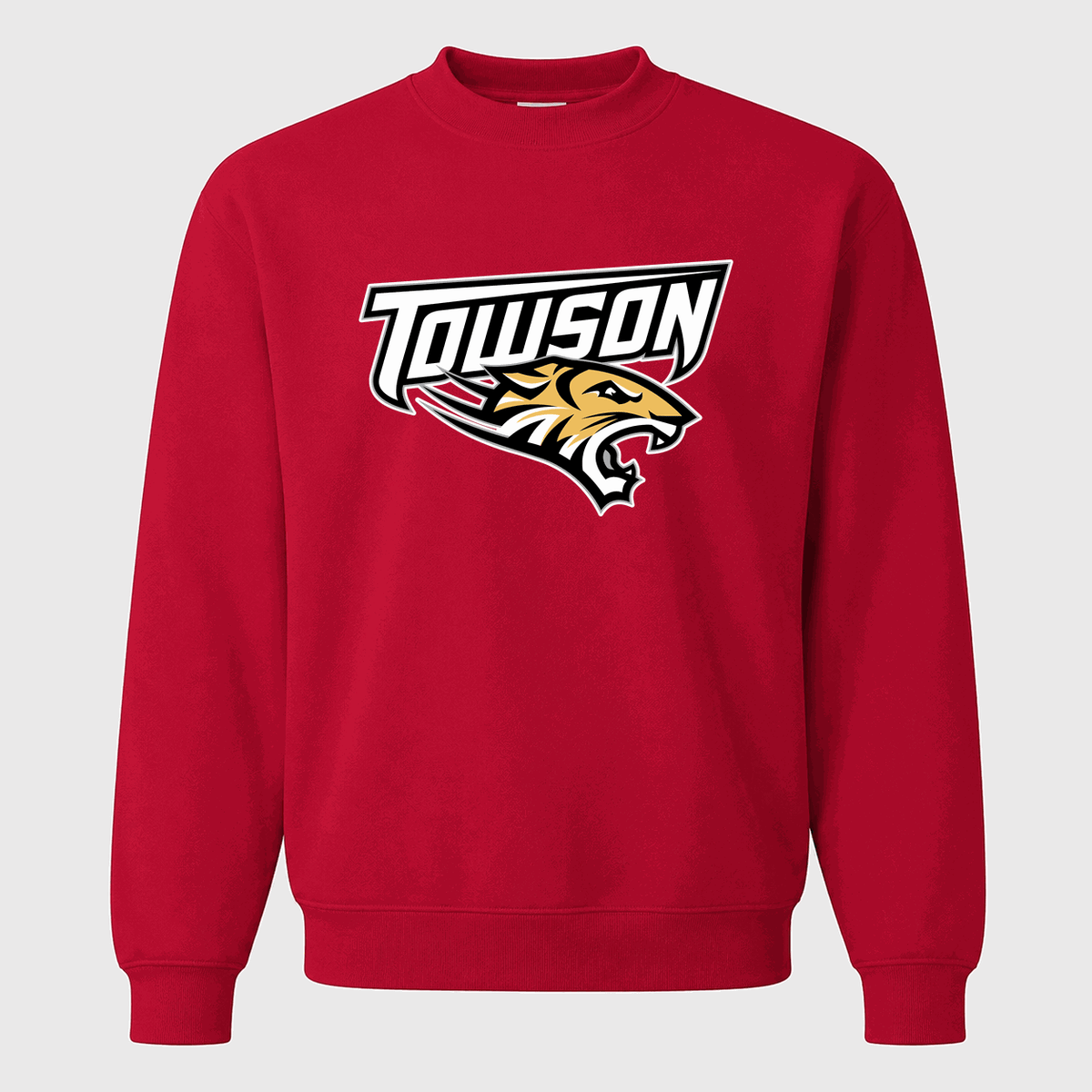 Men's Towson Tigers Crewneck Sweatshirt - Red