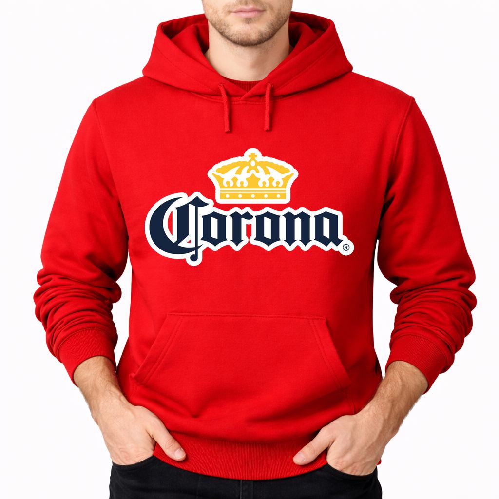 Men's Corona Pullover Hoodie - Red
