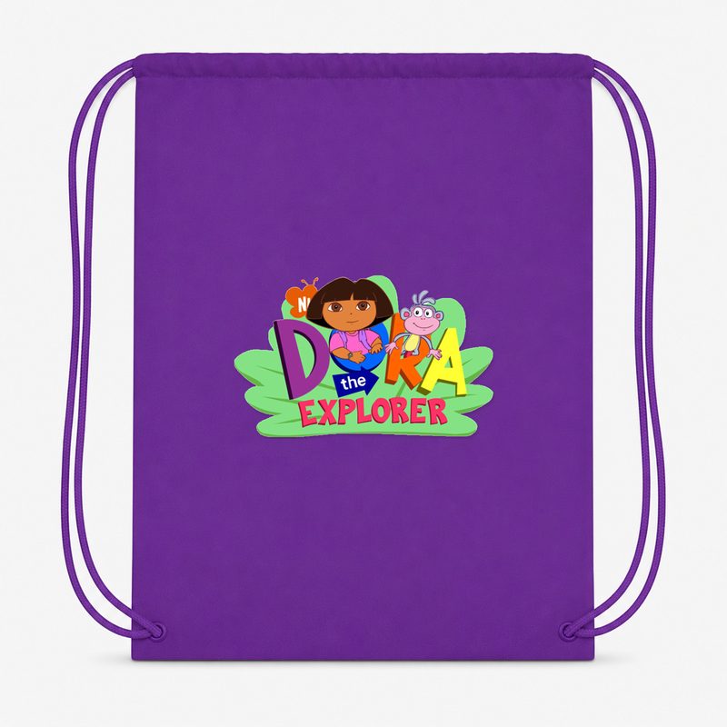 Dora The Explorer 001 Drawstring Bag - Purple