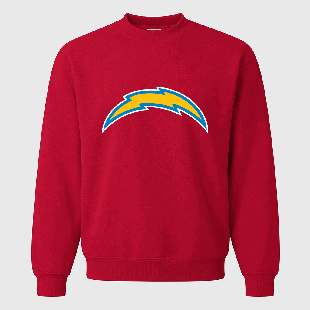 Men's Los Angeles Chargers Crewneck Sweatshirt - Red