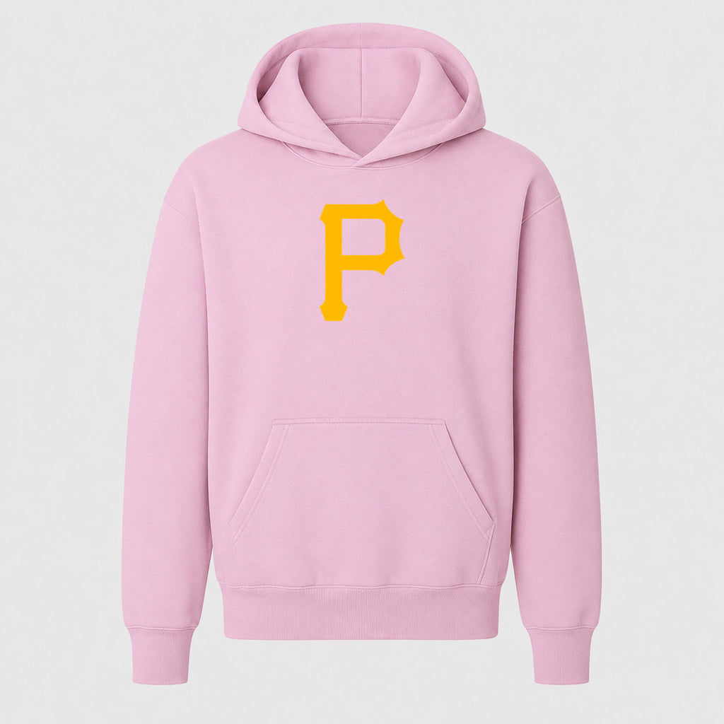 Youth Pittsburgh Pirates Pullover Hoodie - Light Pink
