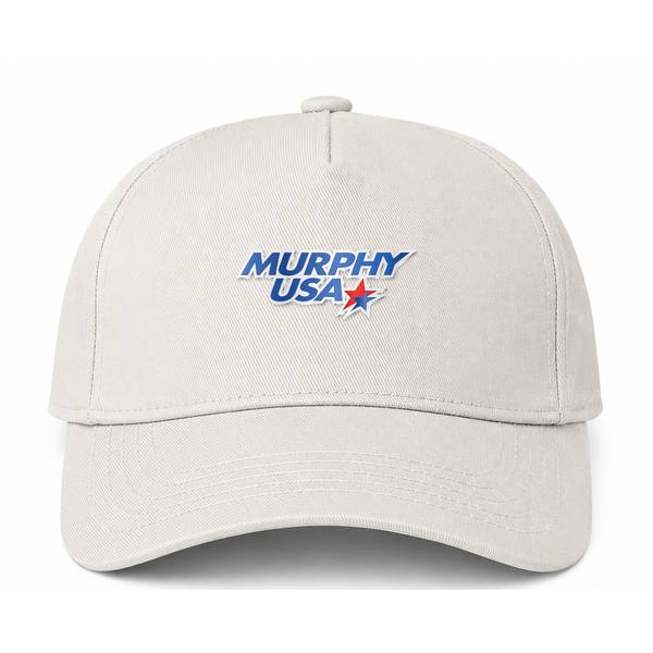 Murphy USA Logo Beige Dad Baseball Cap Hat