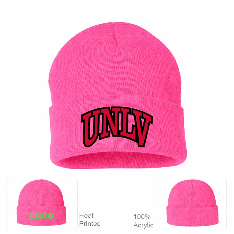 UNLV Rebels Pink Beanie Hat