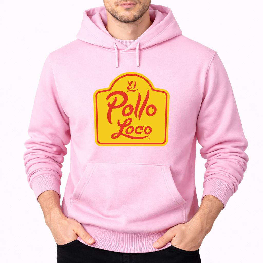 Men's El Pollo Loco Pullover Hoodie - Pink