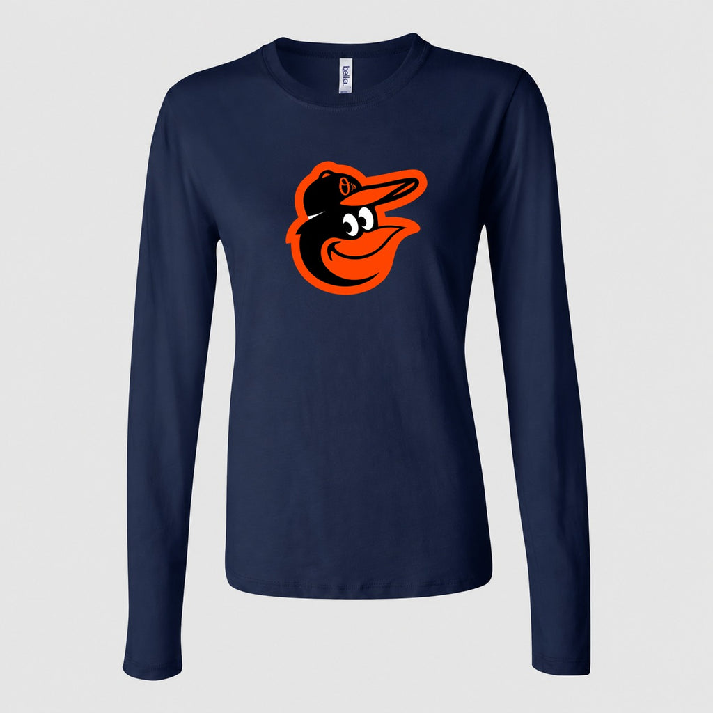 Women's Baltimore Orioles Long Sleeve T-Shirt - Navy