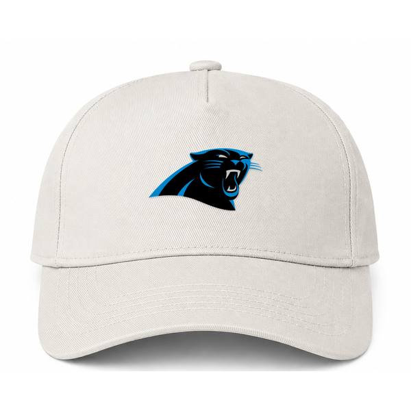 Carolina Panthers NFL Logo Beige Dad Baseball Cap Hat