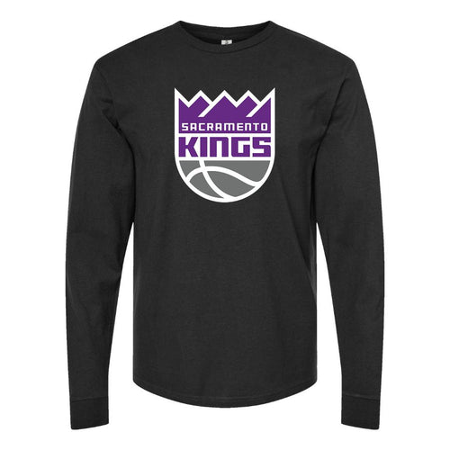 Men's Sacramento Kings Long sleeves Cotton Blend T-Shirt