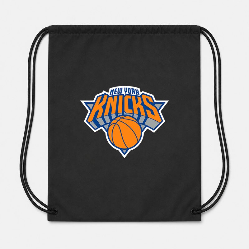 New York Knicks Drawstring Bag - Black